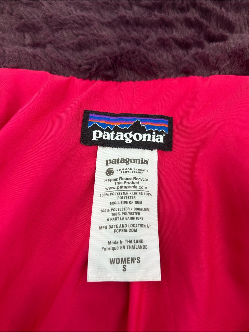 Patagonia Women’s Pelage Vest in Whiskey Plum Size Small - Picture 8 of 8